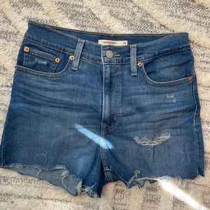 Levi’s Cutoff Denim Shorts (Worn once!)